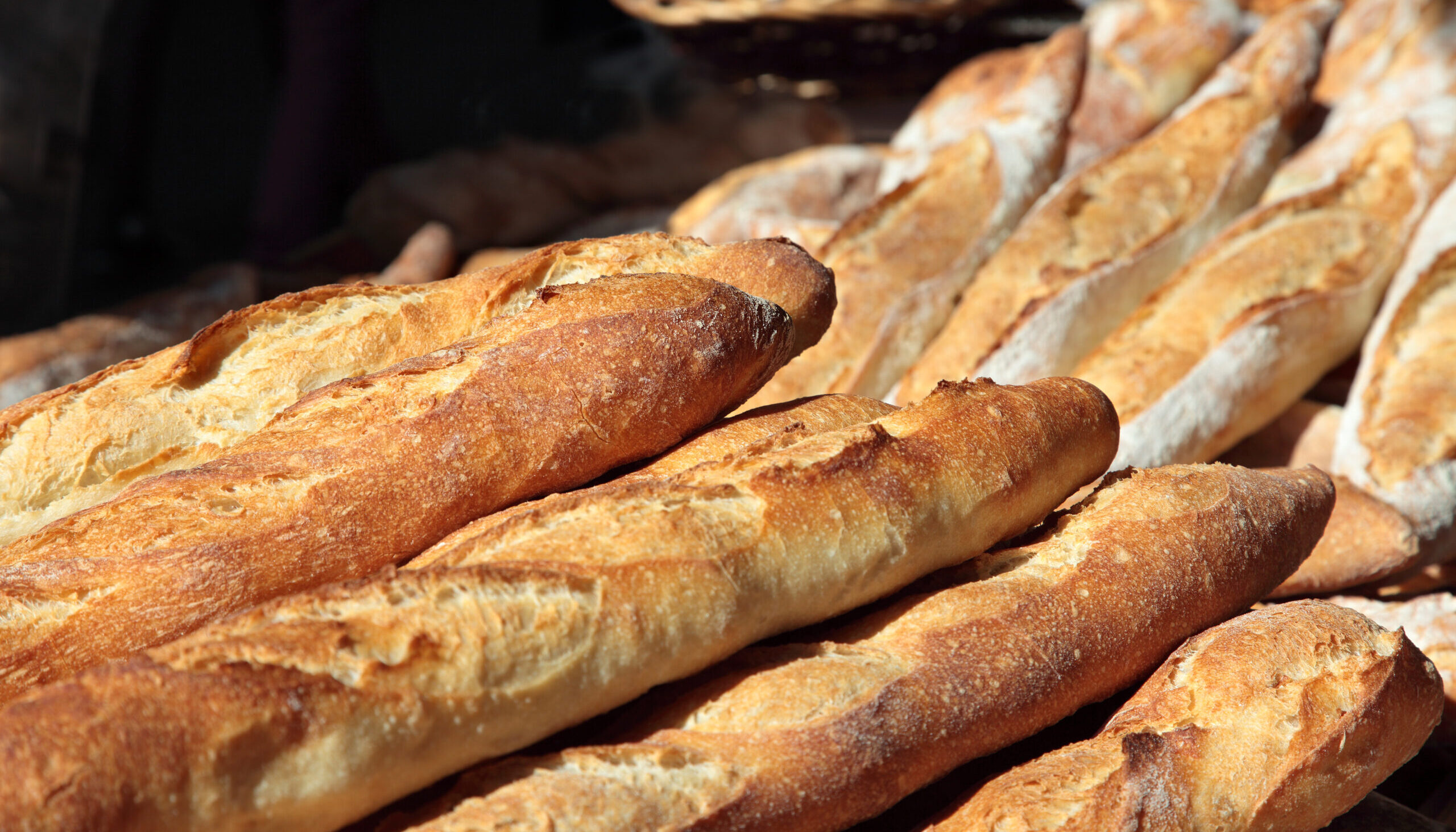 Baguettes at Market in France